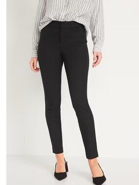 Old Navy High-Waisted Pixie Skinny Pants in Black (10) NWT!
